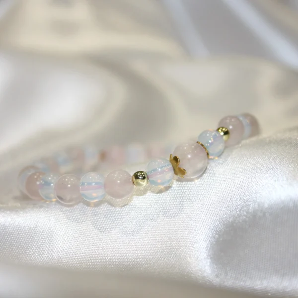 Set princes-Quarzo, Pietra di Luna Bracciale - immagine 2