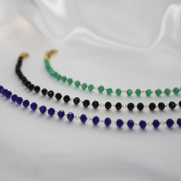 Bracciali maglia di cristallo