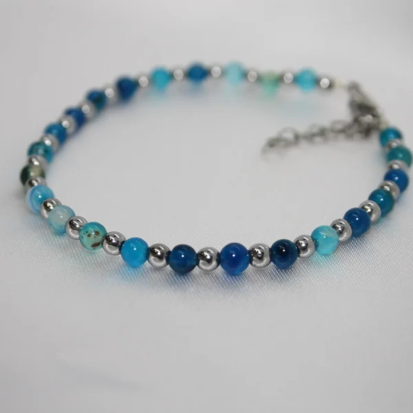 Set steel Bracciale pietra dura, argentato - Neonato - immagine 5