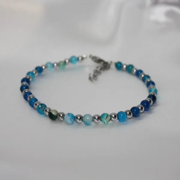Set steel Bracciale pietra dura, argentato - Neonato - immagine 4