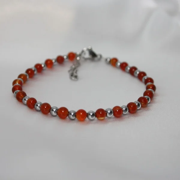 Set steel Bracciale pietra dura, argentato - Neonato - immagine 3
