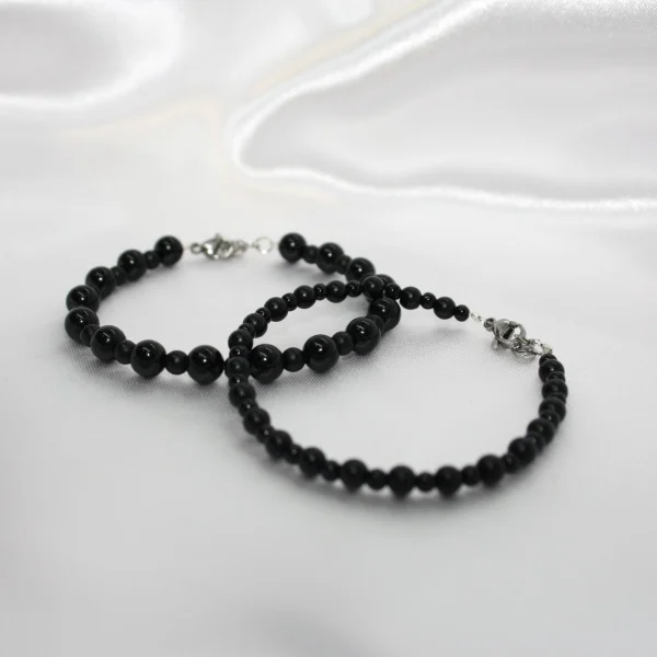 Set Sphere bracciale Onice (con moschettone)
