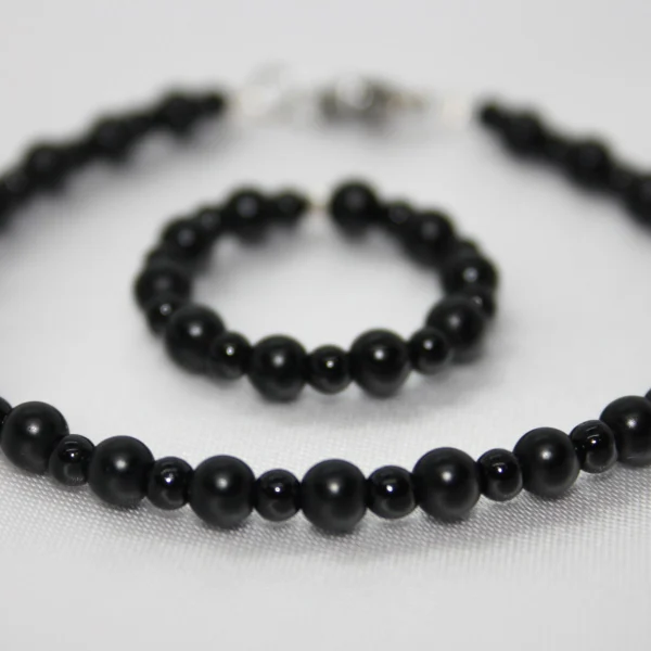Set Sphere bracciale Onice (con moschettone) - immagine 2