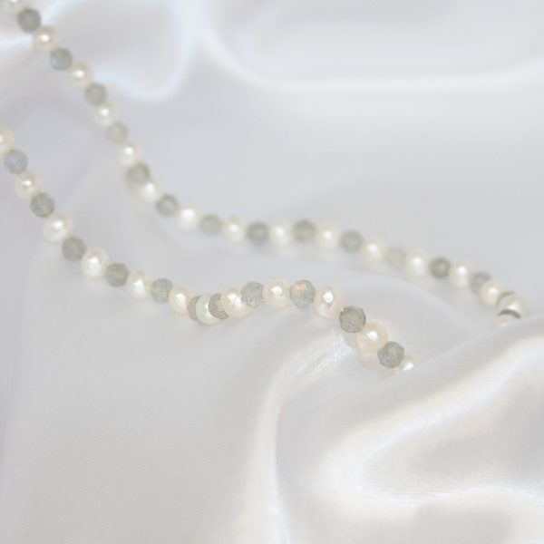 Girocollo ; Perle x Labradorite - immagine 2
