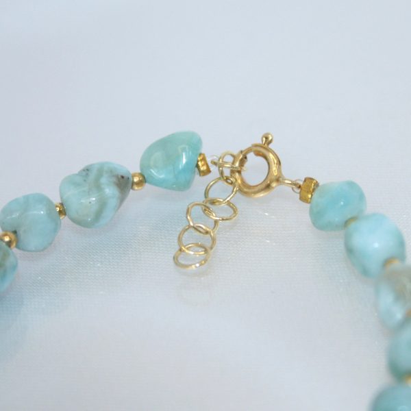 Braccialetti Agatha Botswana e Larimar + Coccu - immagine 6