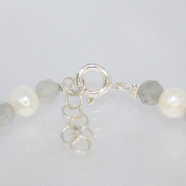 Girocollo ; Perle x Labradorite - immagine 3