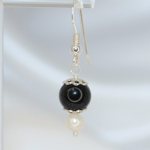 Orecchini ; Black and White - immagine 2