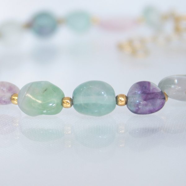 Braccialetti Fluorite e Ametista + Coccu - immagine 6