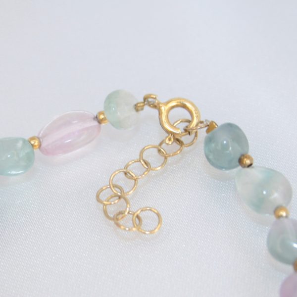 Braccialetti Fluorite e Ametista + Coccu - immagine 4