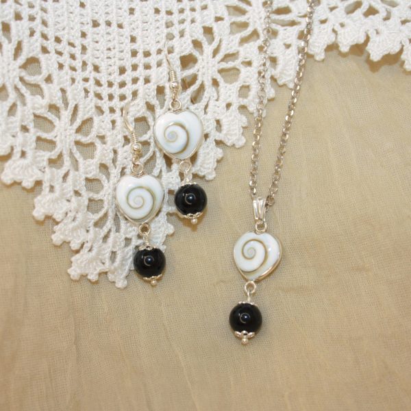 Set Cuori Pendenti Occhi di St. Lucia
