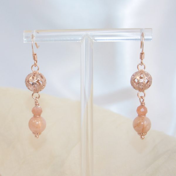 Orecchini ; Filigrana Rosa - immagine 3