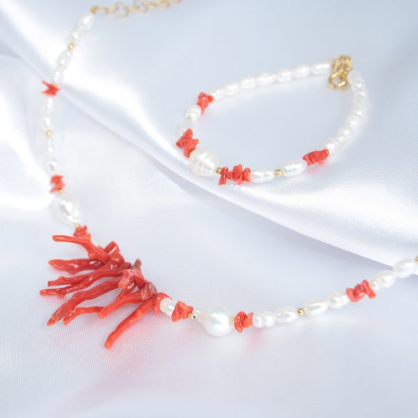 Set Radice di Corallo x Perle